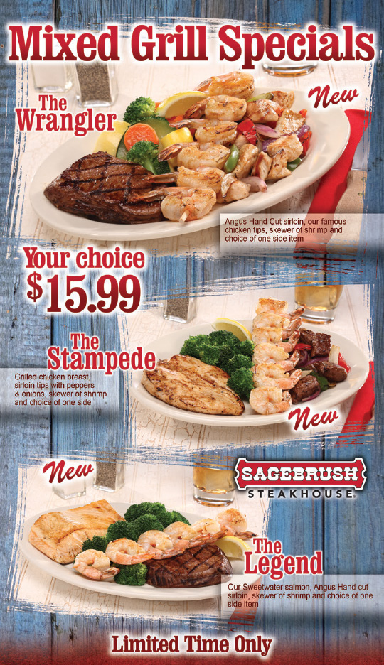 Sagebrush Steakhouse Charlotte Graphic Designer