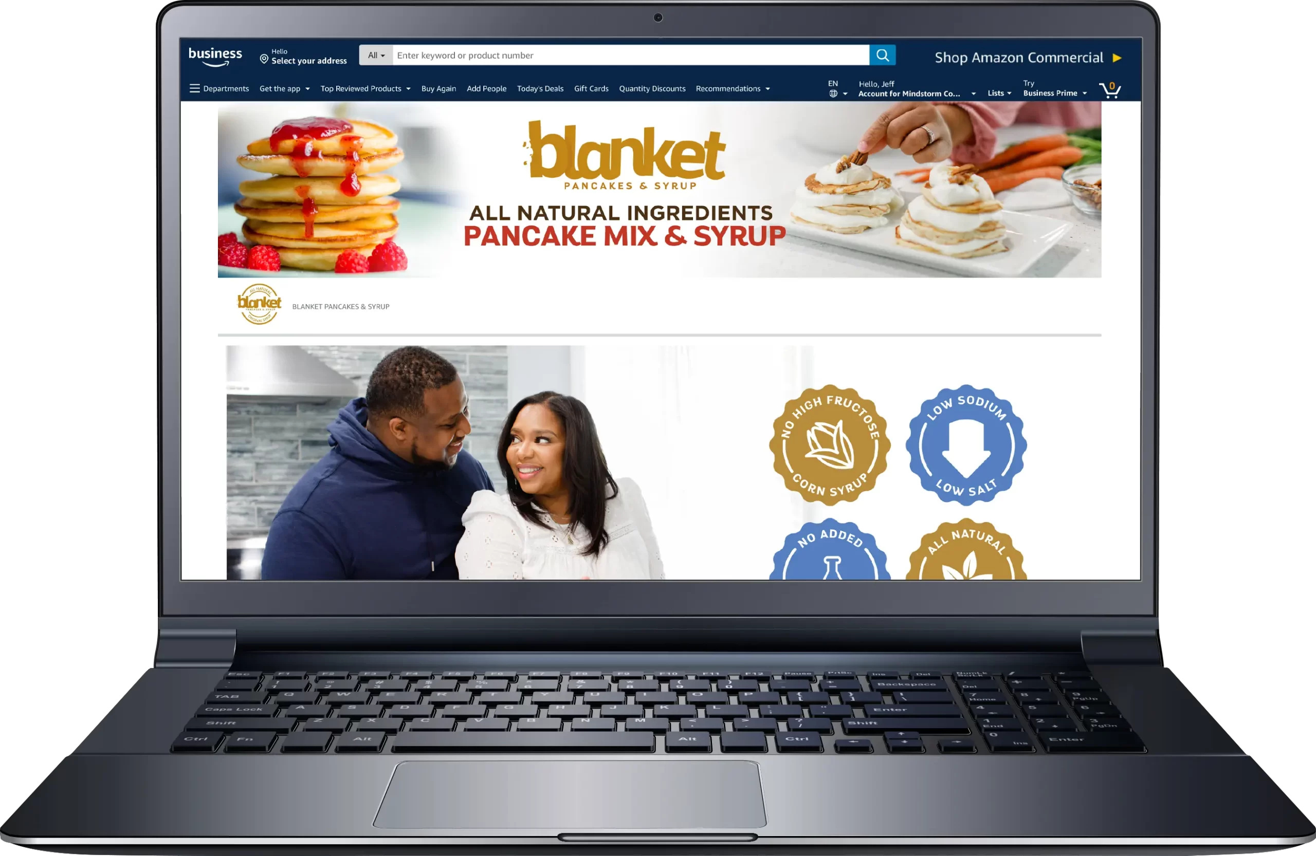 Amazon Brand and Product UI Setup