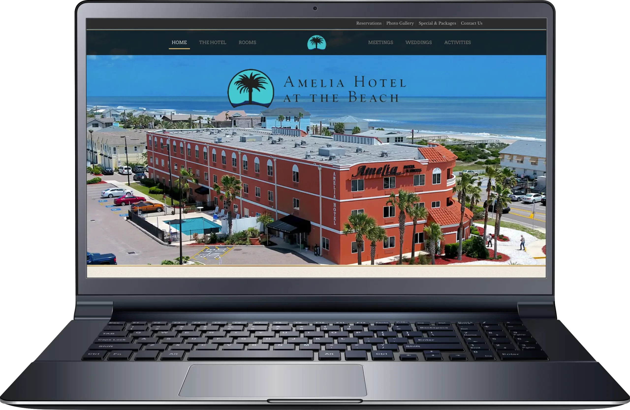 Website UI Design Amelia Island Hotel