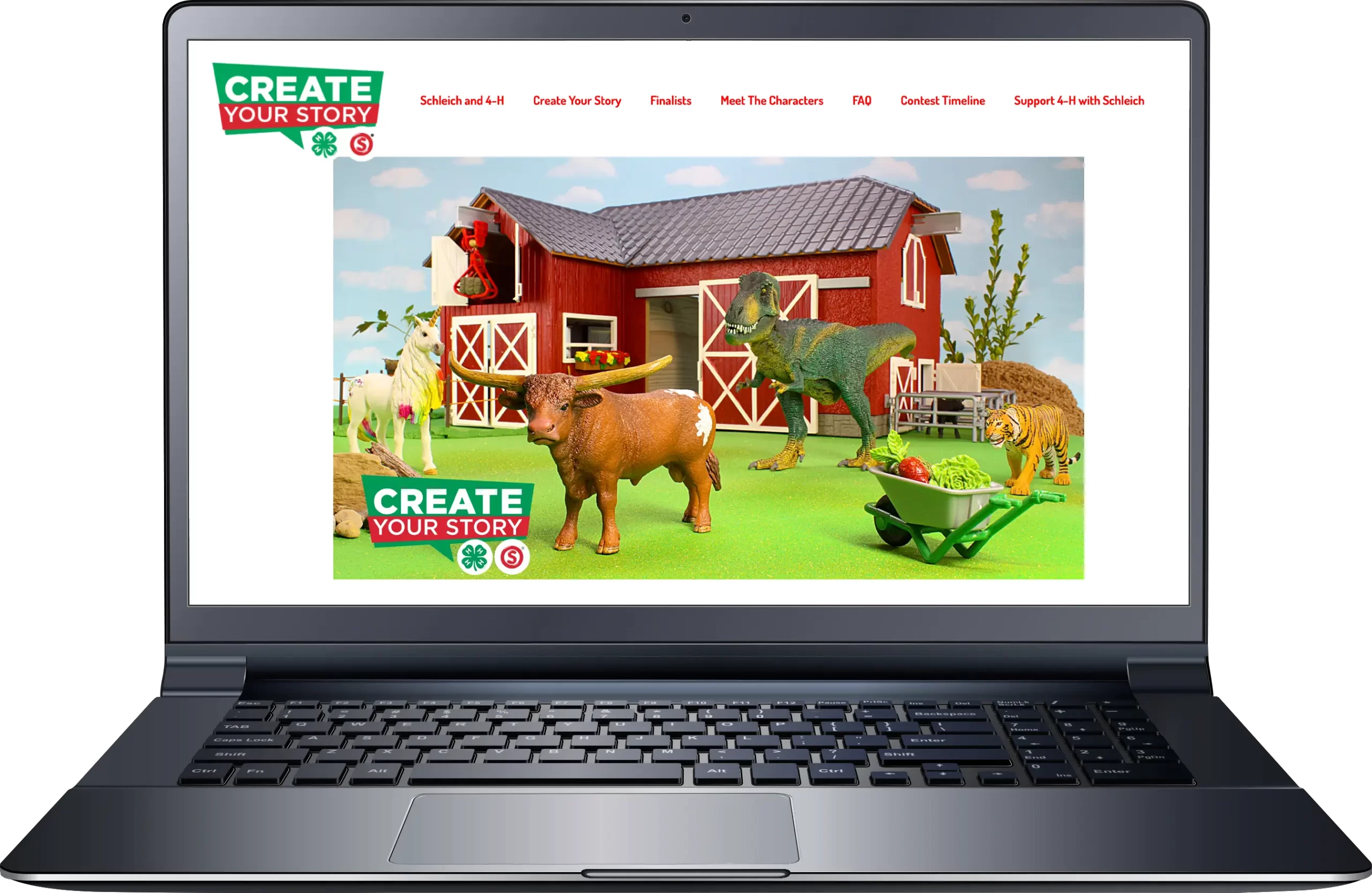 Schleich UI website design